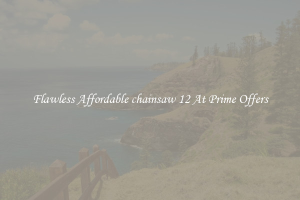 Flawless Affordable chainsaw 12 At Prime Offers