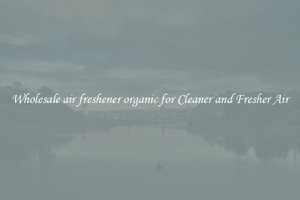Wholesale air freshener organic for Cleaner and Fresher Air