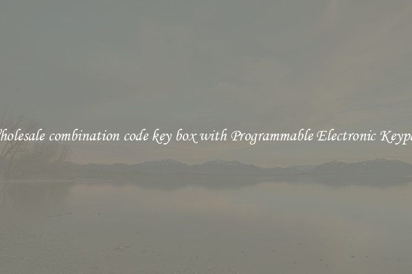 Wholesale combination code key box with Programmable Electronic Keypad 